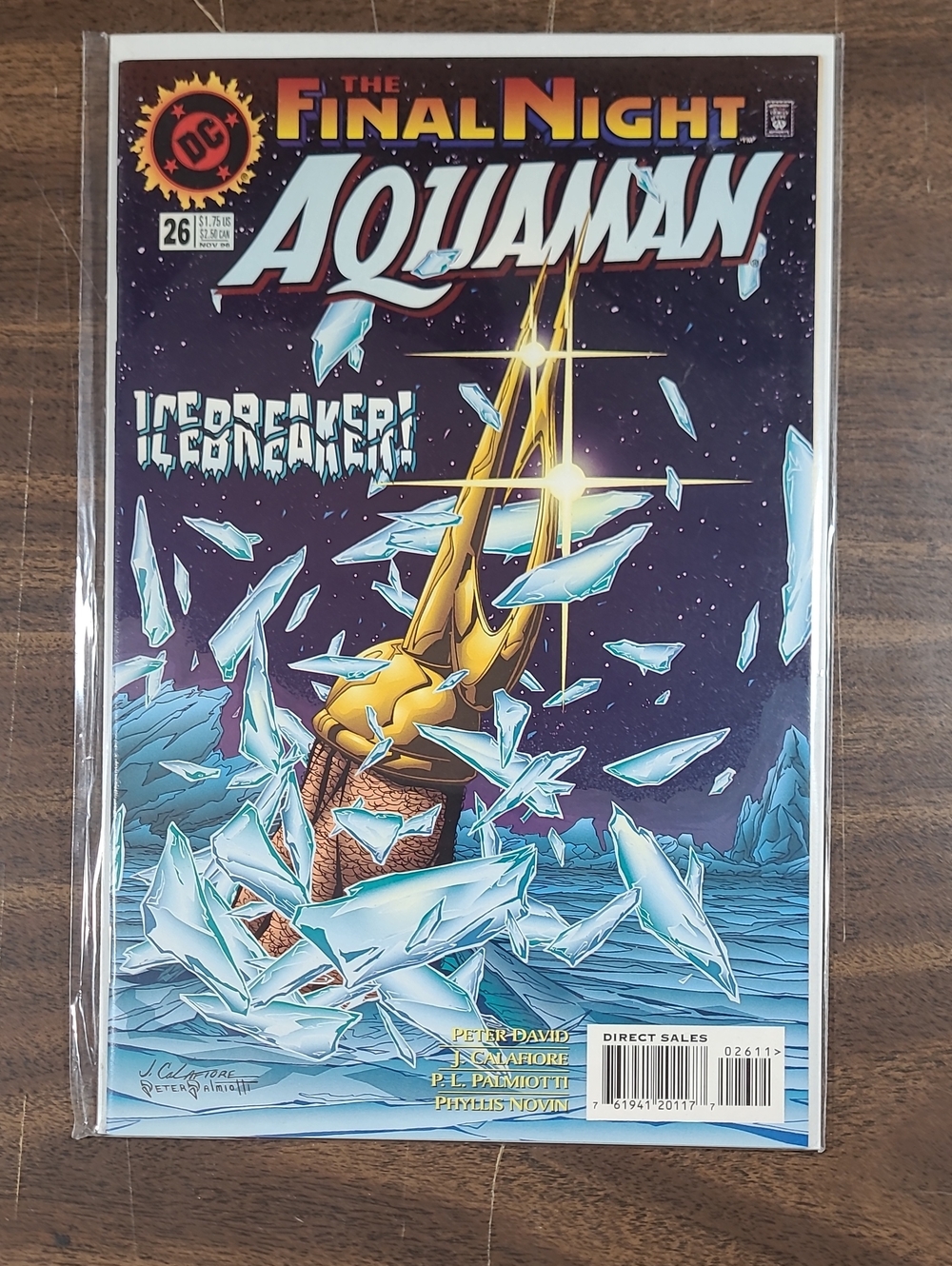 DC Aquaman Icebreaker Comic Book #26 November 1996 Bagged